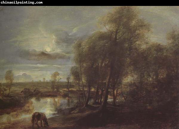 Peter Paul Rubens Landscape by Moonlight (mk43)