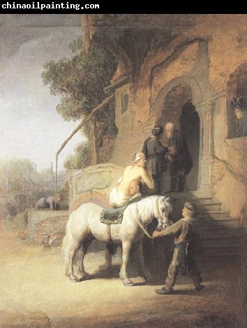 REMBRANDT Harmenszoon van Rijn The good Samaritan (mk33)