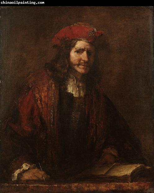 REMBRANDT Harmenszoon van Rijn An Evangelist Writing (mk33)