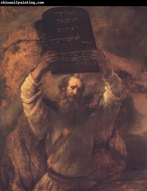 REMBRANDT Harmenszoon van Rijn Moses Breading the Tablets (mk33)