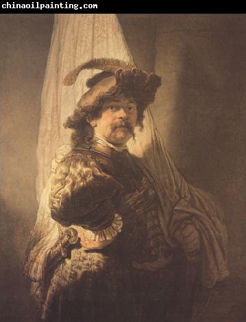 REMBRANDT Harmenszoon van Rijn The Standard-earer (mk33)