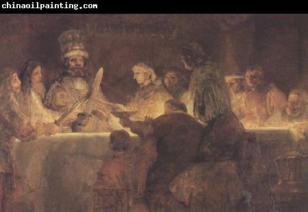 REMBRANDT Harmenszoon van Rijn The oath of the Batavians under Claudius civilis (mk33)