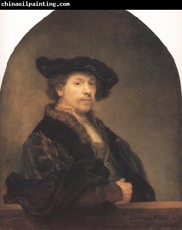 REMBRANDT Harmenszoon van Rijn Self-Portrait at the age of 34 (mk33)