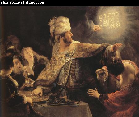 REMBRANDT Harmenszoon van Rijn Belsbazzar's Feast (mk33)