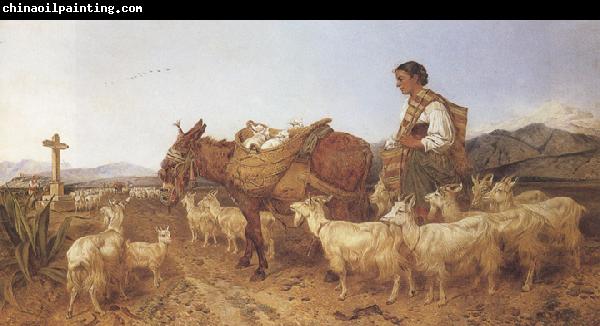 Richard ansdell,R.A. Going to Market (mk37)