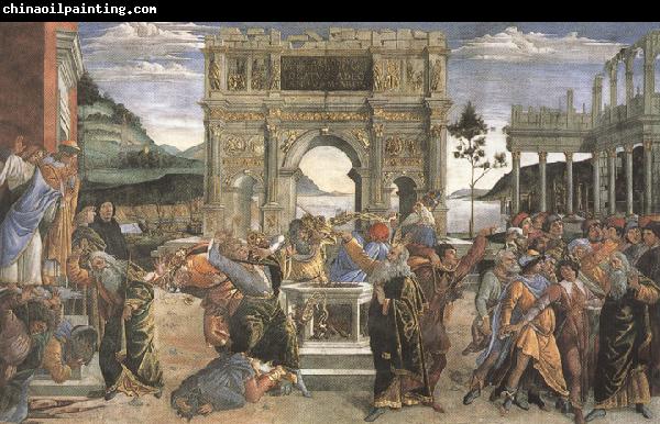 Sandro Botticelli Punishment of the Rebels (mk36)