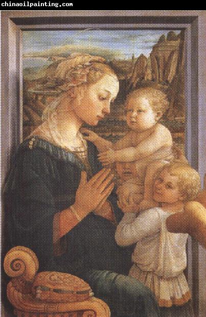 Sandro Botticelli Filippo Lippi.Madonna with Child and Angels or Uffizi Madonna (mk36)