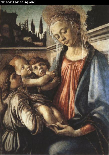 Sandro Botticelli Madonna and Child with two Angels (mk36)