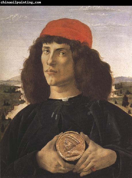 Sandro Botticelli Portrait of a Youth with a Medal (mk36)