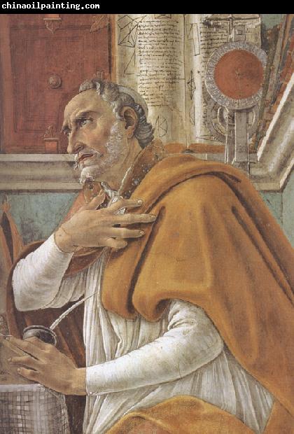 Sandro Botticelli Details of  St Augustine in his Study (mk36)