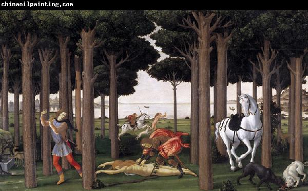 Sandro Botticelli Novella di Nastagio degli onesti (mk36)