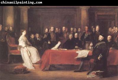 Sir David Wilkie THe First Council of Queen Victoria (mk25)