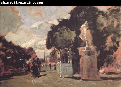 Tina Blau In the Tuileries Gardens (sunny Day) (nn02)