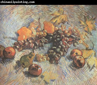 Vincent Van Gogh Still life with Grapes,Apples,Pear and Lemons (nn040