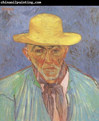 Vincent Van Gogh Portrait of Patience Escalier Shepherd in Provence (nn04)