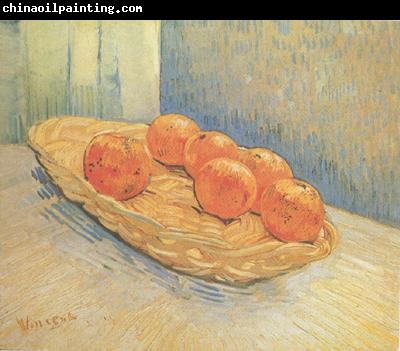 Vincent Van Gogh Still Life:Basket with Six Oranges (nn04)