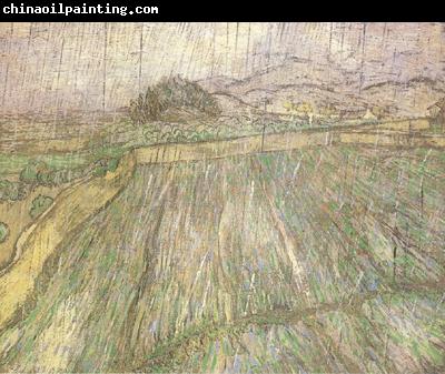 Vincent Van Gogh Wheat Field in Rain (nn04)