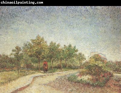 Vincent Van Gogh Lane in Voyer d'Argenson Park at Asnieres (nn04)