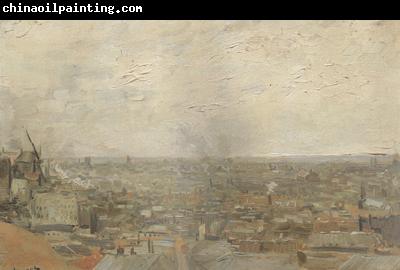 Vincent Van Gogh View of Paris from Montmartre (nn04)