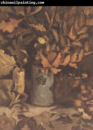 Vincent Van Gogh Vase with Dead Leaves (nn04)