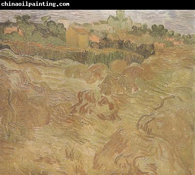 Vincent Van Gogh Wheat Fields with Auvers in the Background (nn04)