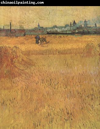 Vincent Van Gogh Arles:Vew from the Wheat Fields (nn04)