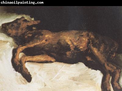 Vincent Van Gogh New-Born Calf Lying on Straw (nn04)