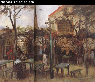 Vincent Van Gogh Terrace of a Cafe on Montmartre (nn04)