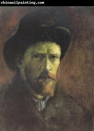 Vincent Van Gogh Self-portrait with Dark Felt Hat (nn04)