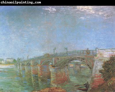 Vincent Van Gogh The Seine Bridge at Asnieres (nn04)