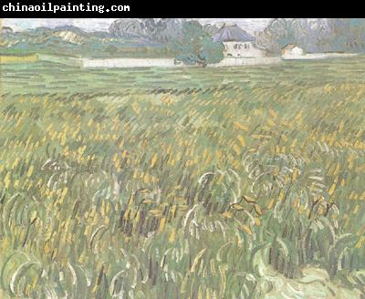 Vincent Van Gogh Wheat Field at Auvers with White House (nn04)