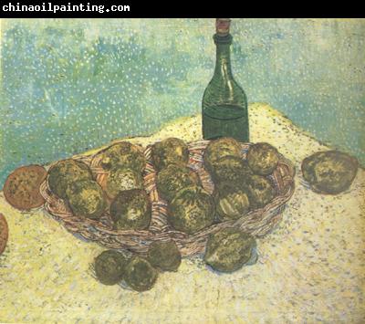 Vincent Van Gogh Still life:Bottle,Lemons and Oranges (nn04)