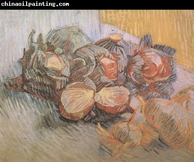 Vincent Van Gogh Still life with Red Cabbages and Onions (nn04)