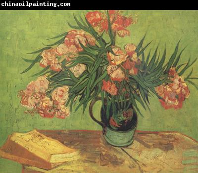 Vincent Van Gogh Still life:Vast with Oleanders and Books (nn04)