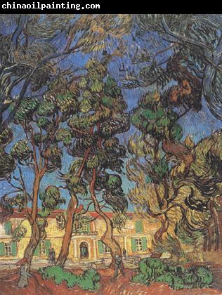 Vincent Van Gogh Trees in the Garden of Saint-Paul Hospital (nn04)