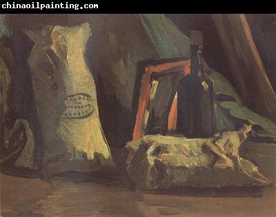 Vincent Van Gogh Still Life with Two Sacks and a Bottle (nn040