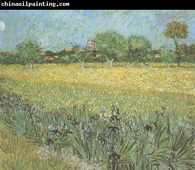 Vincent Van Gogh View of Arles with Irises in the Foreground (nn04)