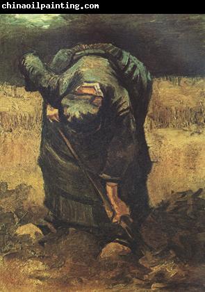 Vincent Van Gogh peasant Woman Digging (nn04)