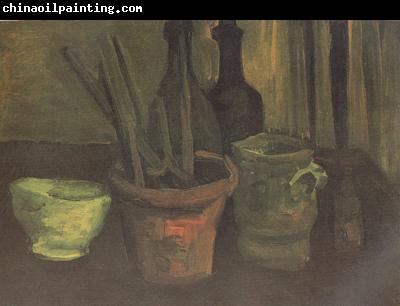 Vincent Van Gogh Still Life with Paintbrushes in a Pot (nn04)