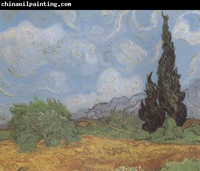 Vincent Van Gogh Wheat Field with Cypresses (nn04)