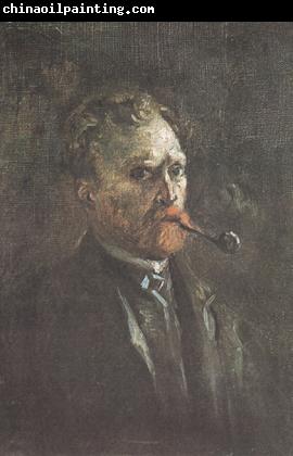 Vincent Van Gogh Self-Portrait with Pipe (nn04)