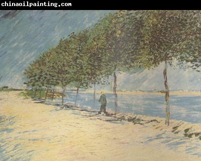 Vincent Van Gogh Wald along the Banks of the Seine near Asnieres (nn04)