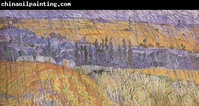 Vincent Van Gogh Landscape at Auvers in the  Rain (nn04)