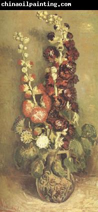 Vincent Van Gogh Vase wtih Hollyhocks (nn04)