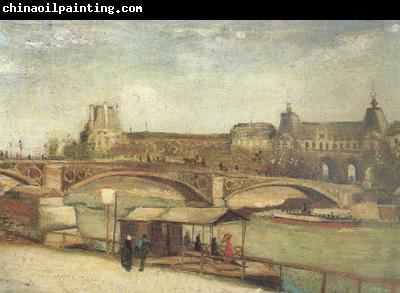 Vincent Van Gogh The Pont du Carrousel and the Louvre (nn04)