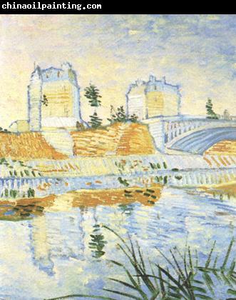 Vincent Van Gogh The Seine with the Pont de Clichy (nn04)