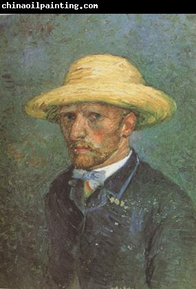 Vincent Van Gogh Self-Portrait with Straw Hat (nn04)