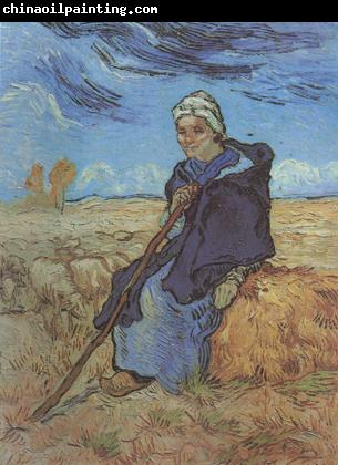 Vincent Van Gogh The Shepherdess (nn040