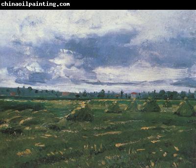 Vincent Van Gogh Wheat Fields with Stacks (nn04)