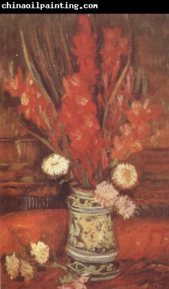 Vincent Van Gogh Vase with Red Gladioli (nn04)